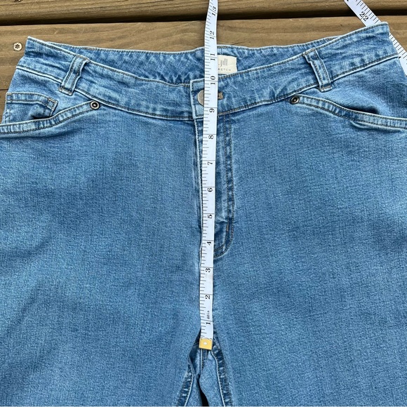 J. Jill Stretch Jeans Women 6 Petite Crop Blue Denim 28” Waist 23.5” Inseam - Picture 12 of 15